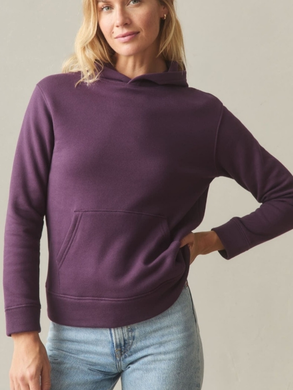 American Giant Women's Large Midweight Pullover Hoodie Sweatshirt NWOT